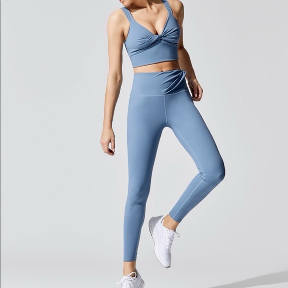 Carbon38 Side Twist High Rise Full Length Legging - Small